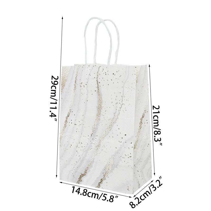 21cm Portable Paper Bags Thank You Gift