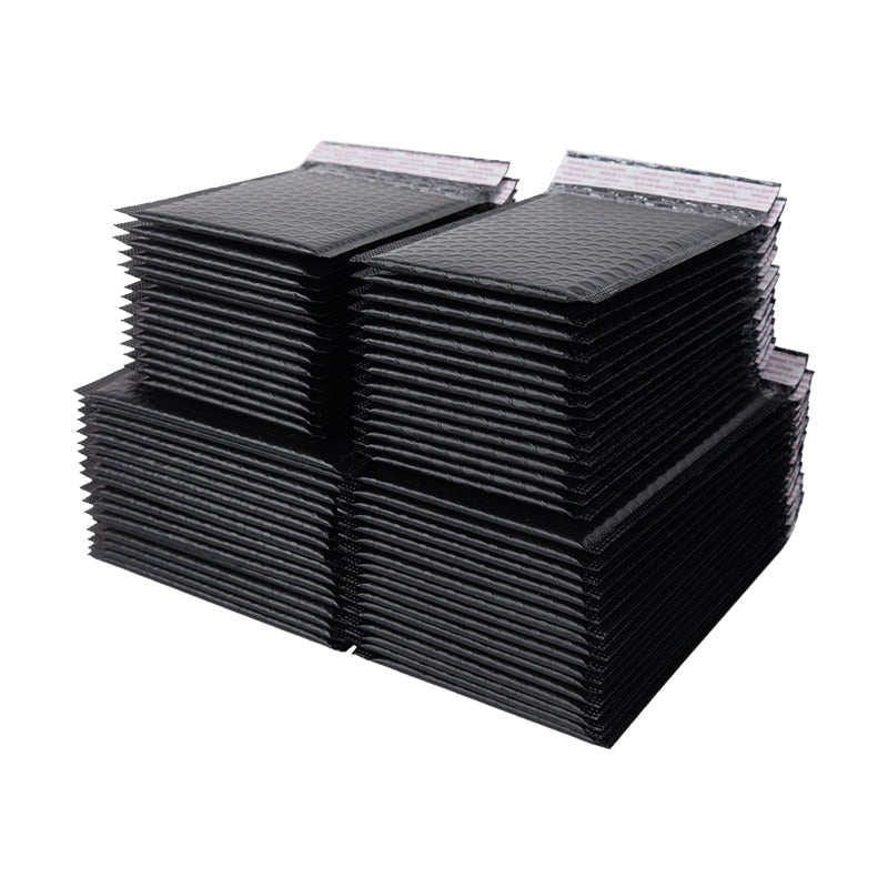 Black Bubble Packaging Bags for Business Goods