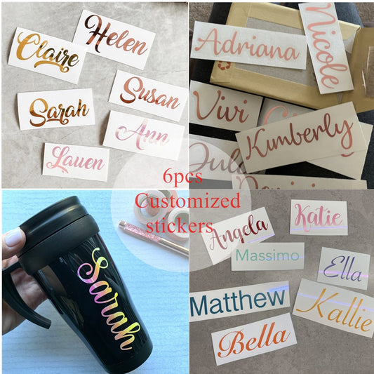 Personalized Name Viny Stickers For Party Decortion