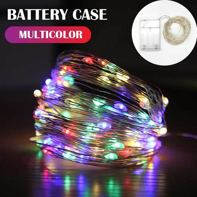 5 Colors LED Outdoor Light String Fairy Garland