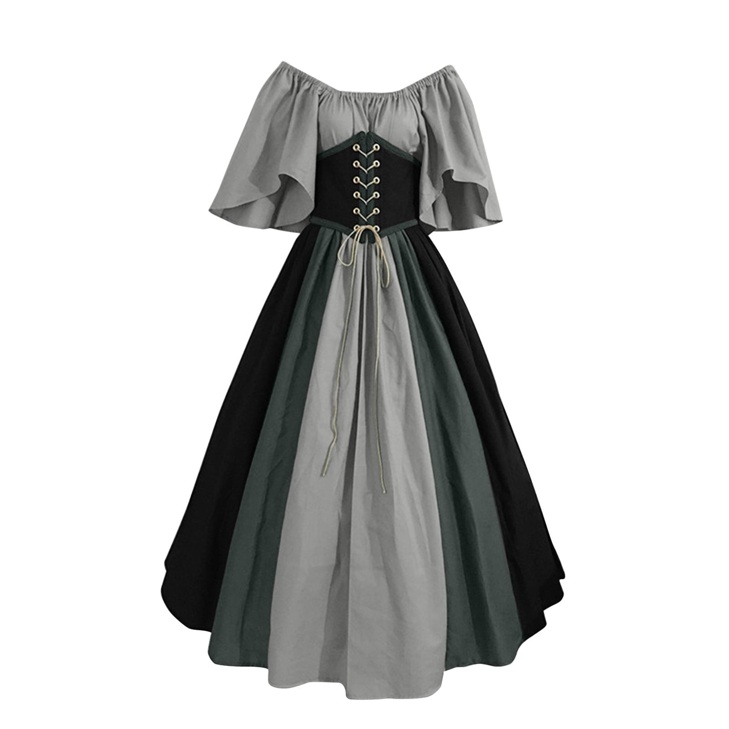 Palace Medieval Costume Women Christmas Dress Vintage