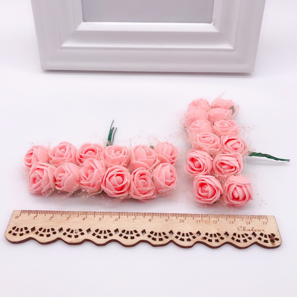 MINI PE Multicolor fake foam rose Artificial flowers