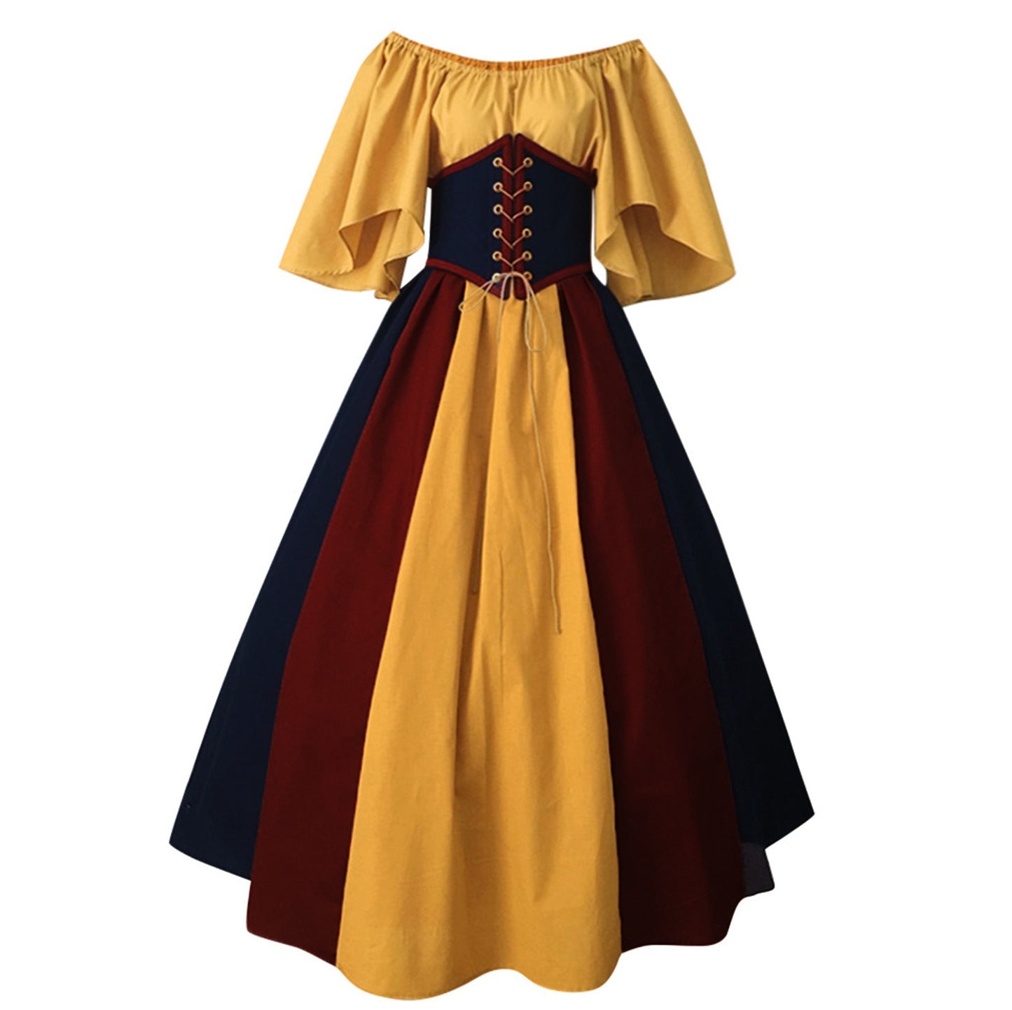 Palace Medieval Costume Women Christmas Dress Vintage