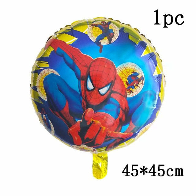 3D Marvel Big Spiderman Hero Foil Balloons Number