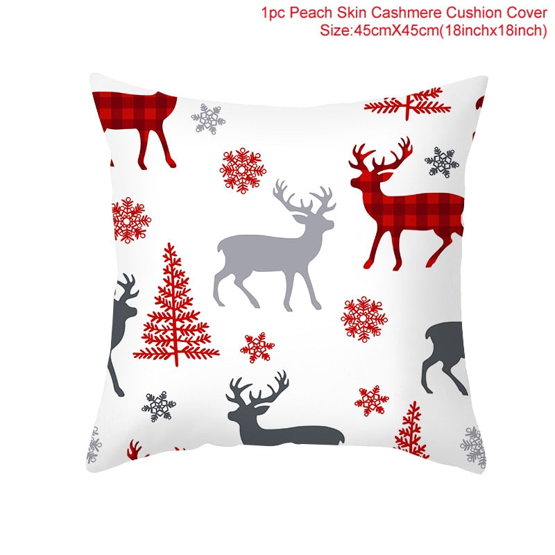 Merry Christmas Cushion Cover Ornaments