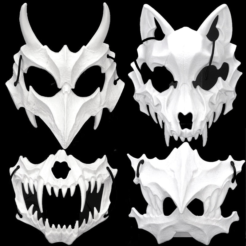 Halloween Demon Mask Carnival Werewolf Skull