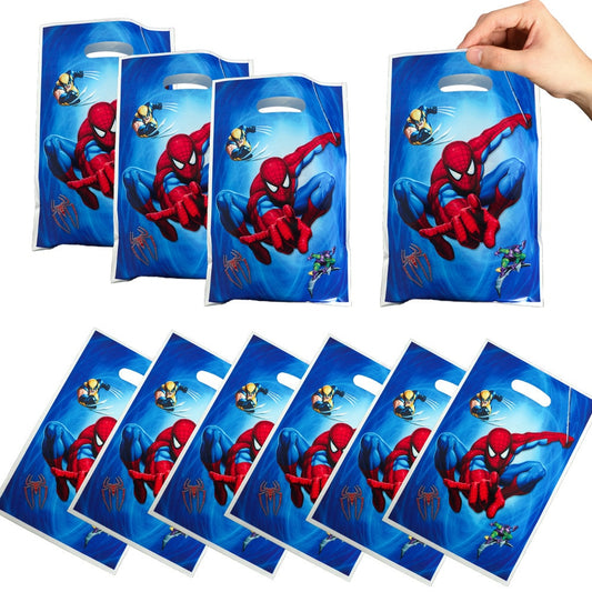 Spiderman Gift Bag Candy Loot Bag Cartoon