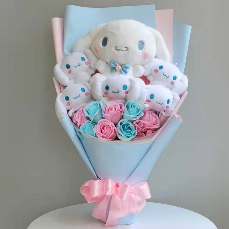 Plush Doll Toy Sanrio Bouquet Gift Box Valentine
