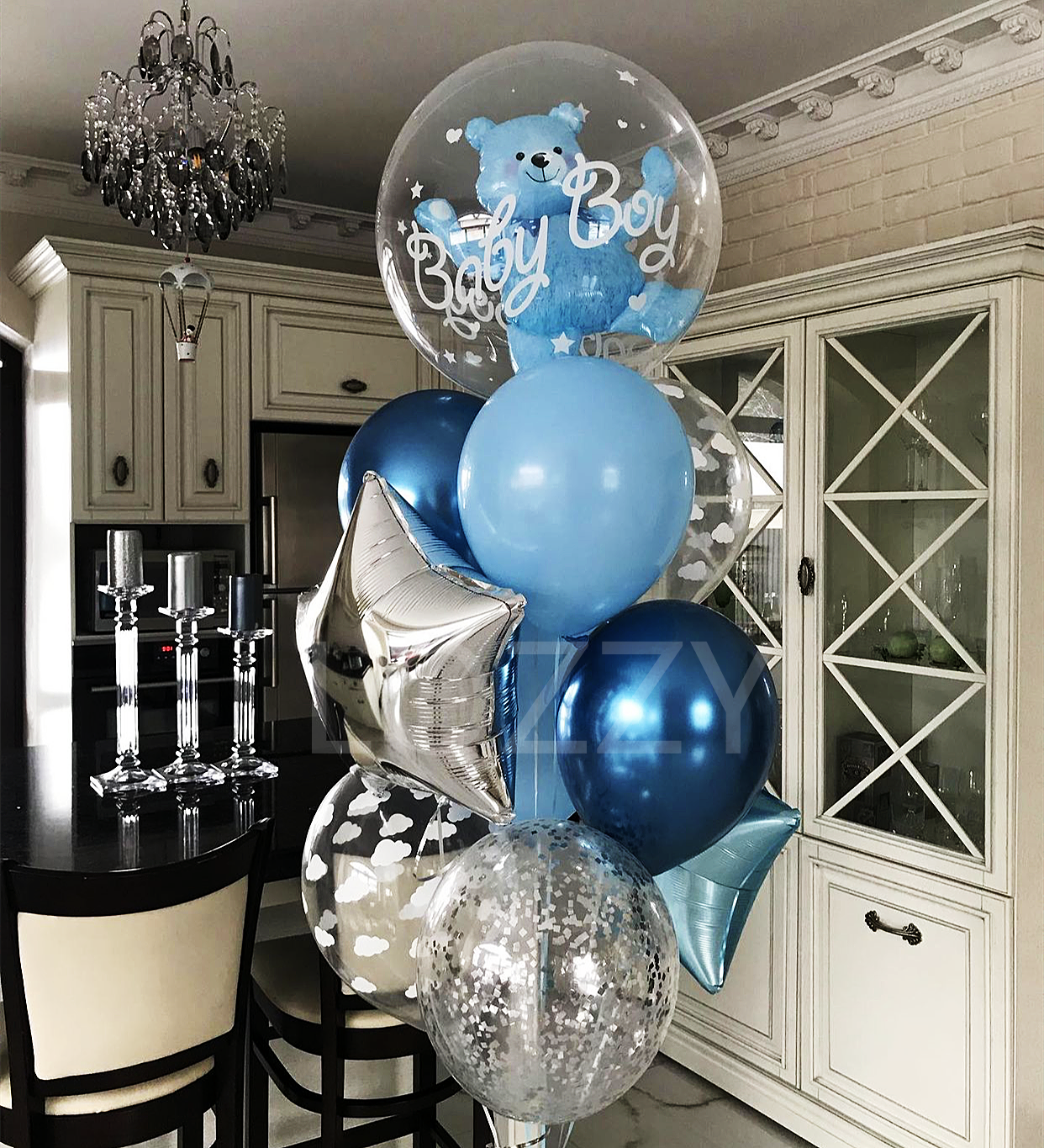 Bubble bear aluminum foil balloon decorations