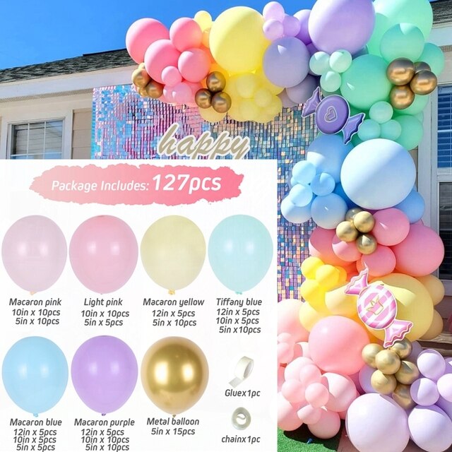 Balloon Garland Arch Kit Party Confetti Latex