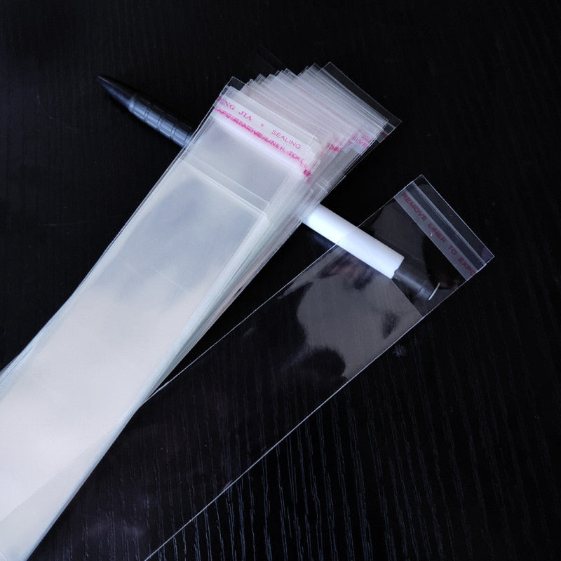 OPP Transparent Rectangular Plastic Self-adhesive
