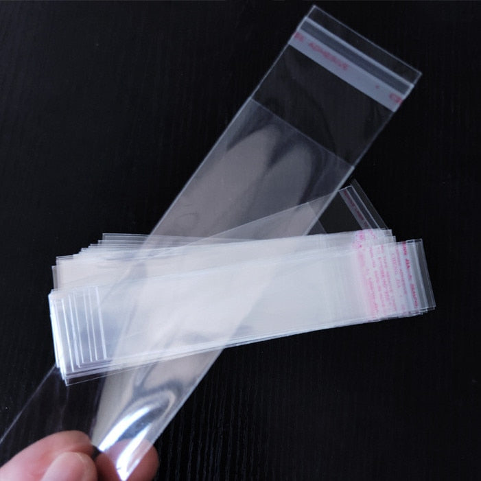 OPP Transparent Rectangular Plastic Self-adhesive
