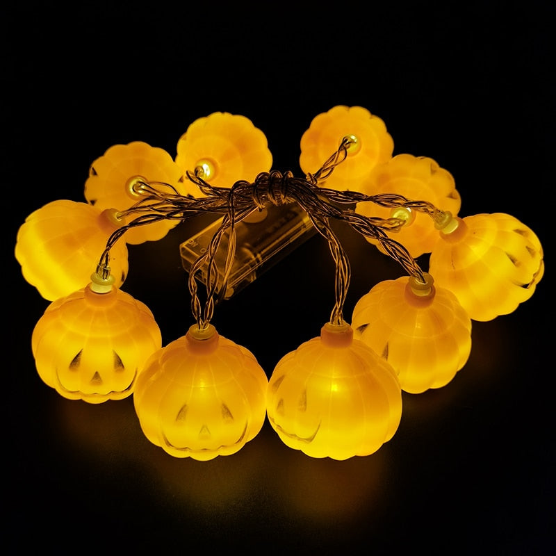 LED Halloween LED String Lights Portable Pumpkin