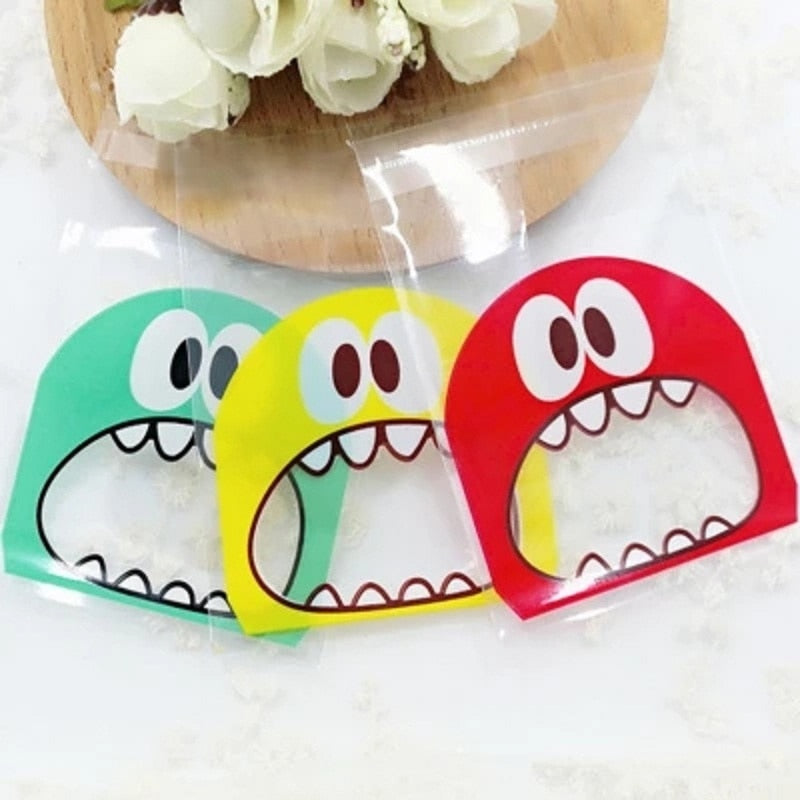 50 Pieces Cute Cartoon Monster Cookie Candy