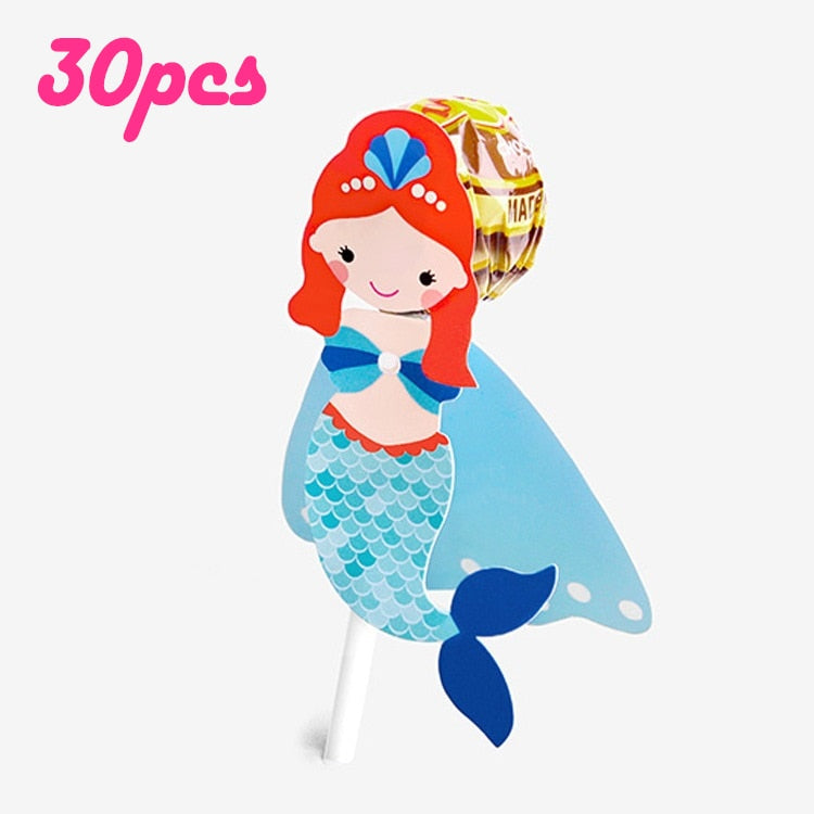 Superhero Princess Mermaid Themed Birthday Favors