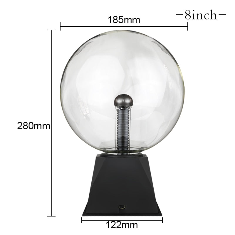 Novelty Magic Crystal Plasma Ball Touch Lamp