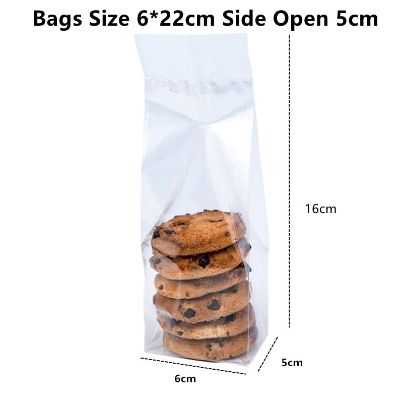 Transparent Cookies Plastic Bags Party Packing
