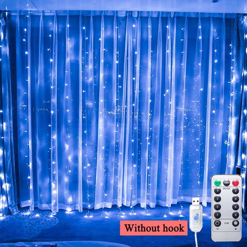 LED Curtain String Light Garland Party Table Bachelorette