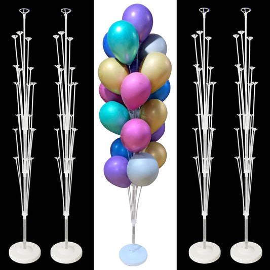 Happy Birthday Balloons Air Balls Stand Stick Balloon