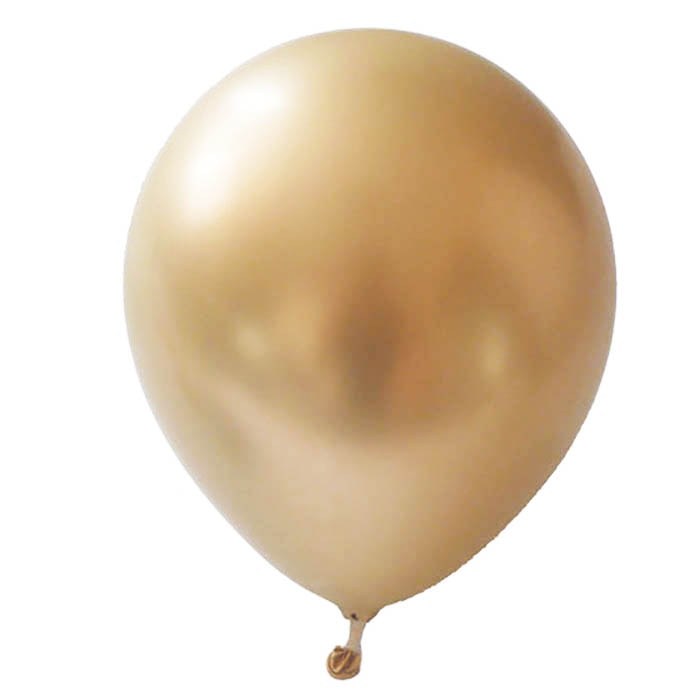 Retro Olive Green Chrome Gold Latex Balloons