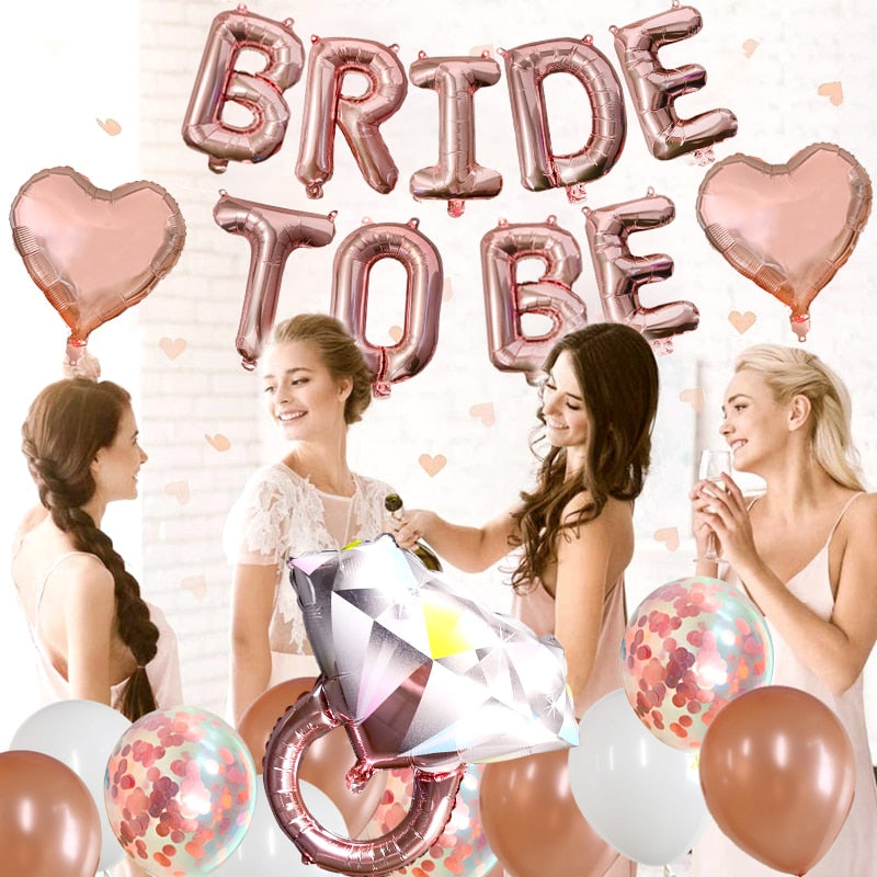 Bride To Be Big Wine Bottle Balloon Cheers Banner