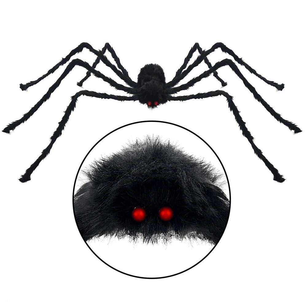 Black Spider Halloween Decoration Haunted House