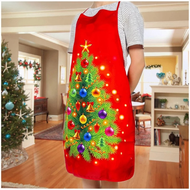 Merry Christmas Apron Happy New Year