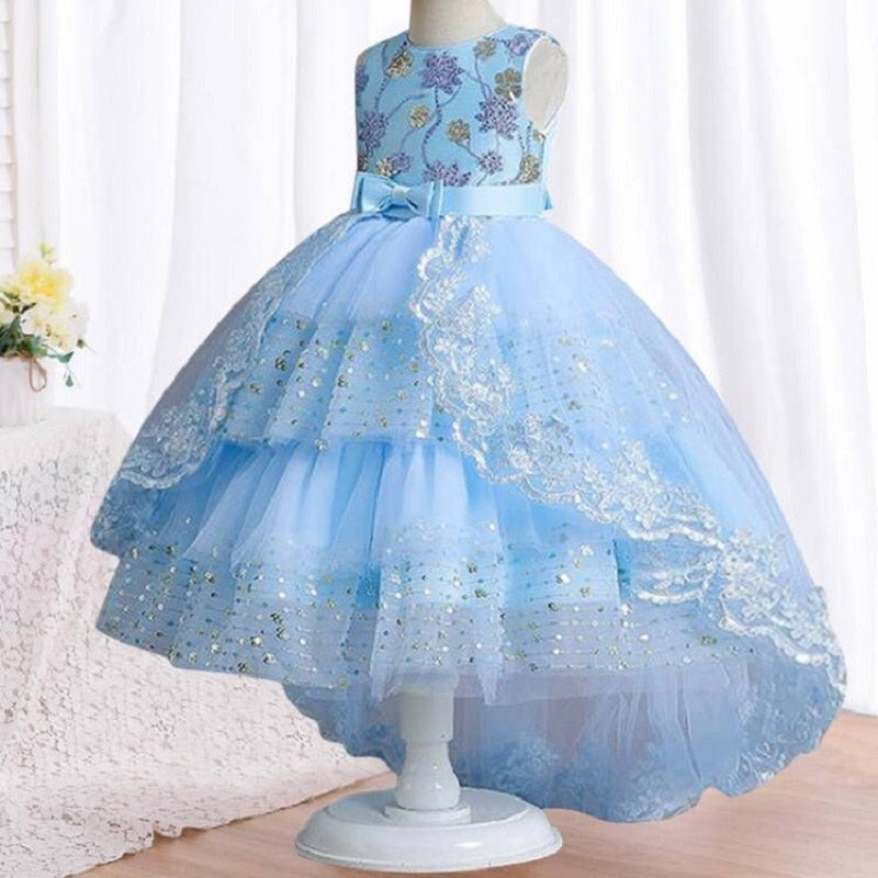 Baby lace princess dress for girl elegant dress