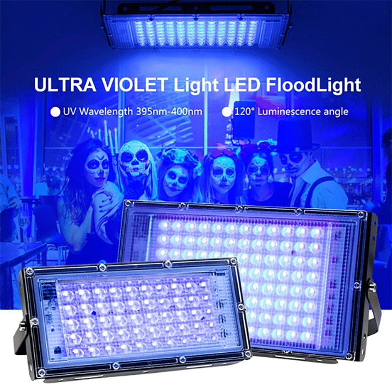 Lights Stage Blacklight Ultraviolet Flood Effect Light for Xmas Party