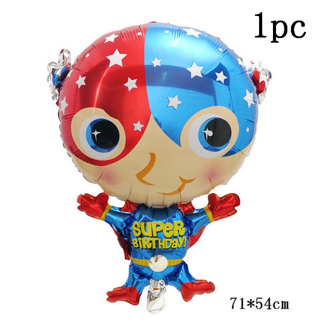 3D Marvel Big Spiderman Hero Foil Balloons Number