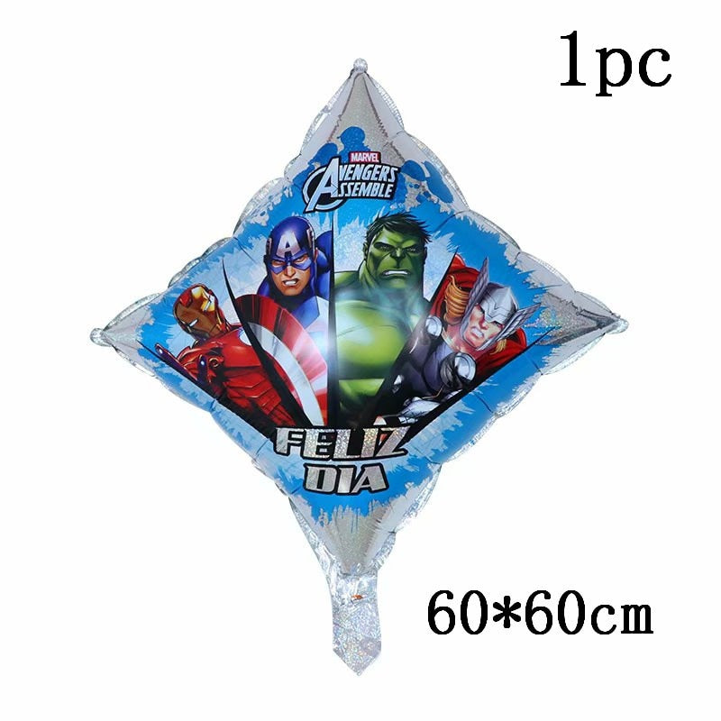 3D Marvel Big Spiderman Hero Foil Balloons Number
