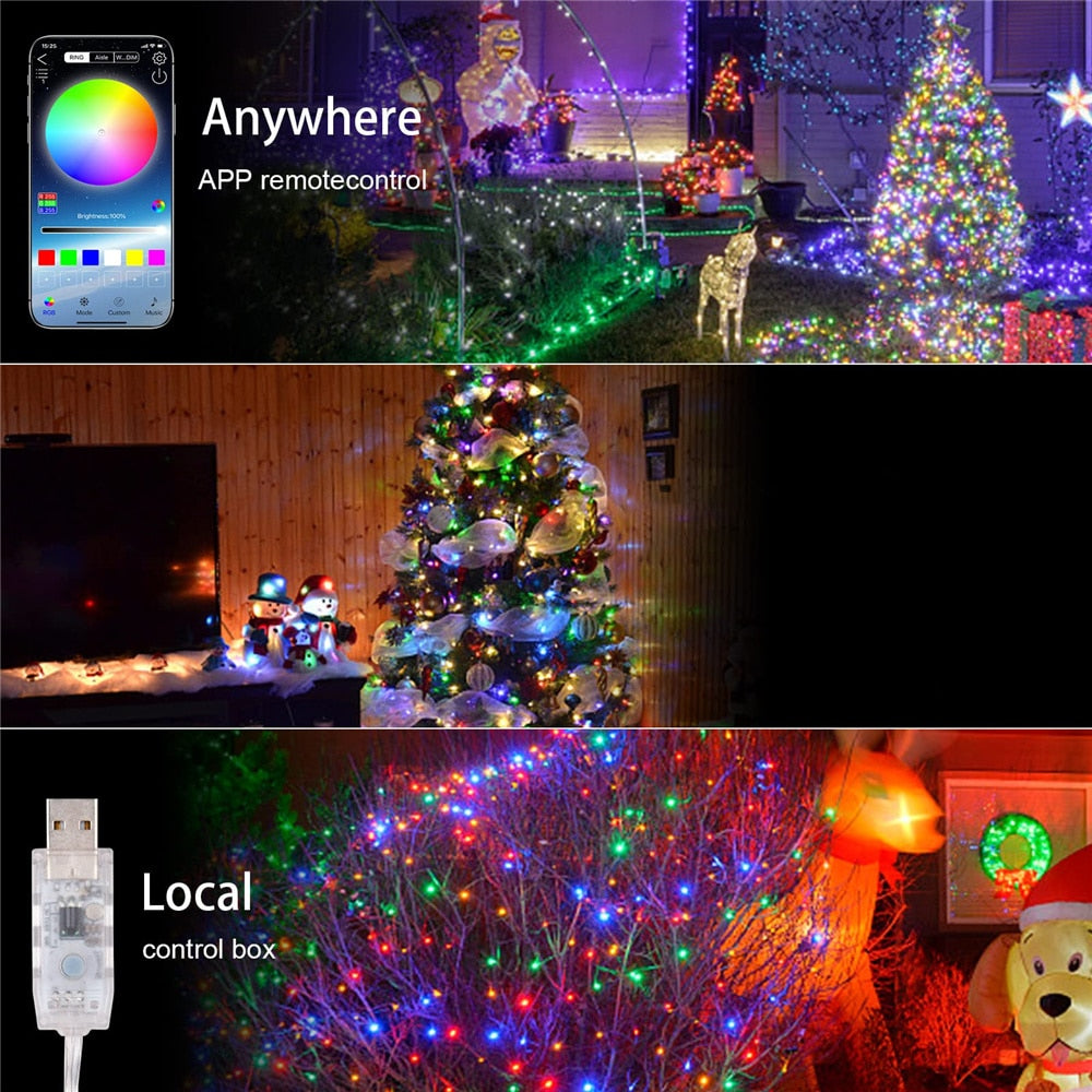 New LED Fairy String Light Remote Christmas Light