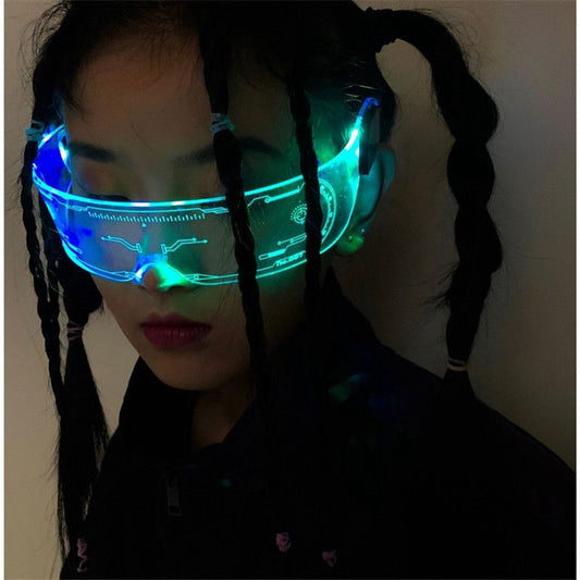 Colorful Luminous LED Glasses for Music Bar KTV Neon Party Christmas