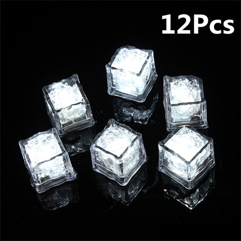 LED Ice Cubes Glowing Party Flash Neon Halloween