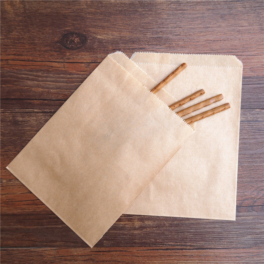 Kraft Paper Bag Candy Biscuit Popcorn Bags