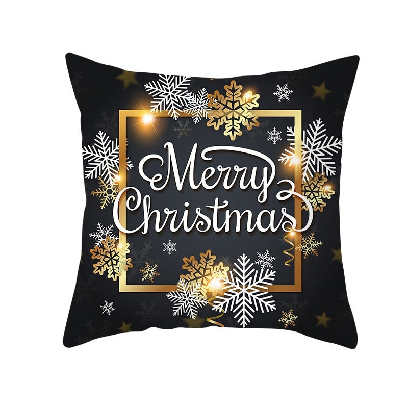 45cm Merry Christmas Cushion Cover Pillowcase