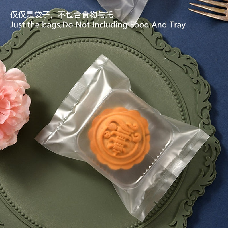 Mooncake Cake Packing Plastic Bags Homemade