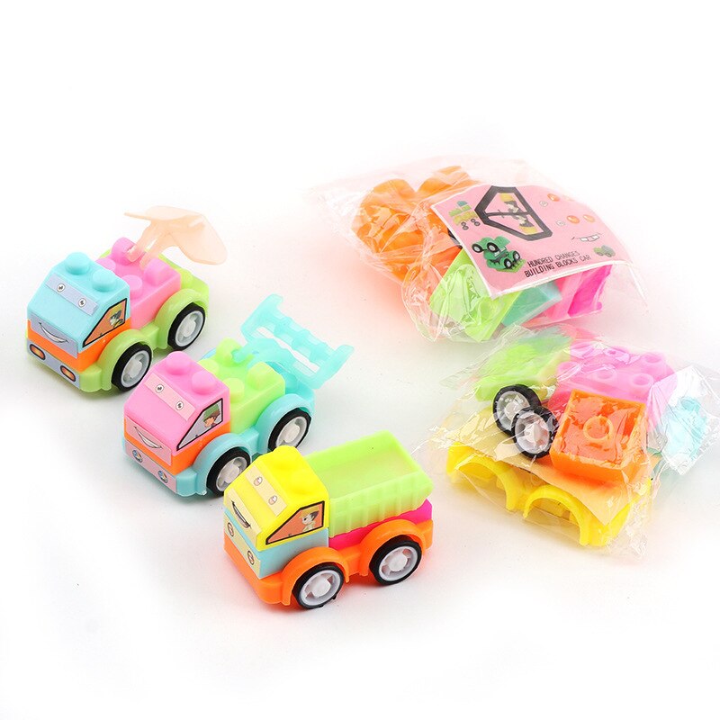 Creative Puzzle Building Block Cars Toy