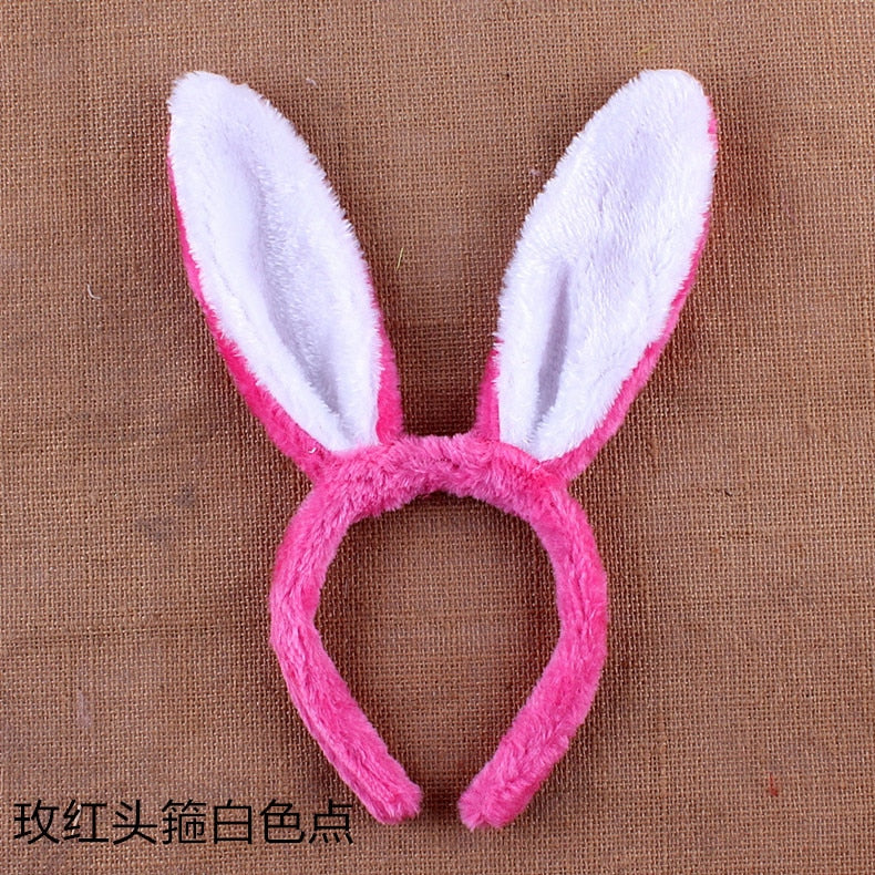 Cute Easter Adult Plush Bunny Ears Hairbands