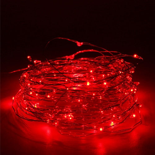 Copper Wire LED String Lights Holiday Lighting Fairy Garland for Christmas
