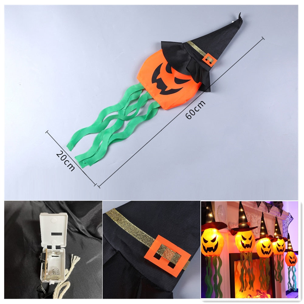 Pumpkin LED Halloween Decoration Flashing Light