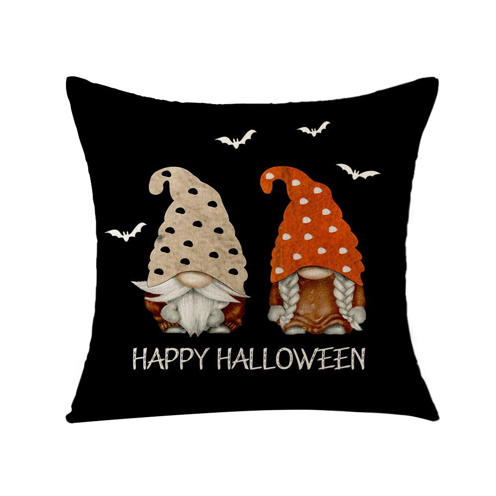 New Linen Halloween Fall Cushion Cover