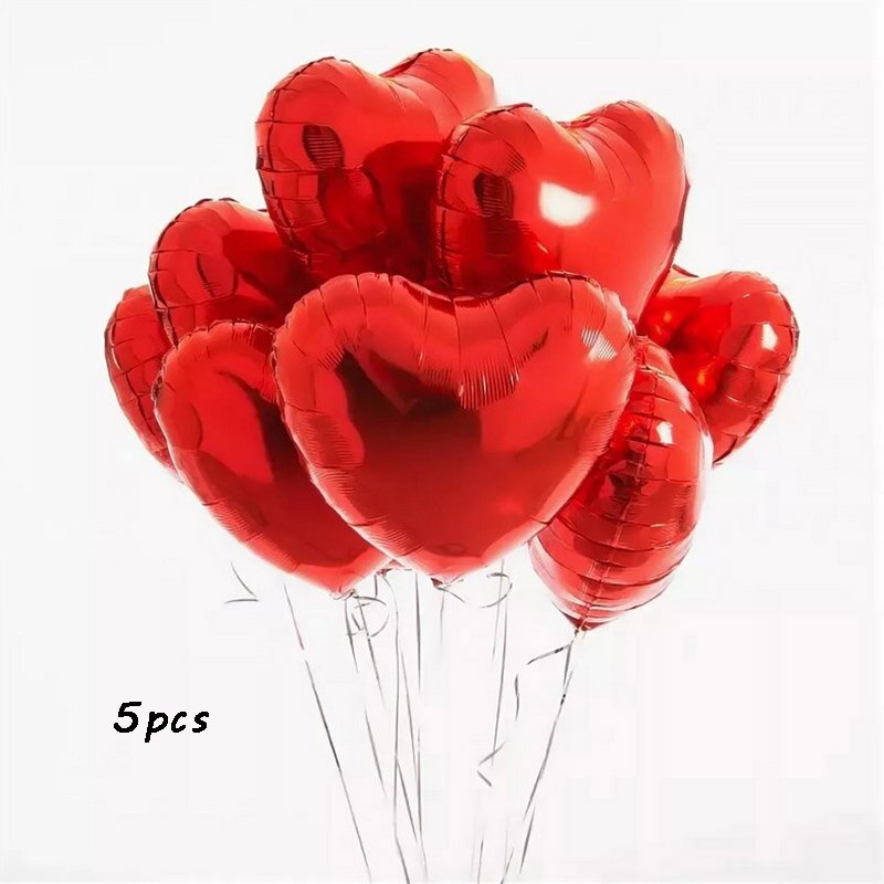 Red I Love You Heart Foil Balloon Happy Valentines Day