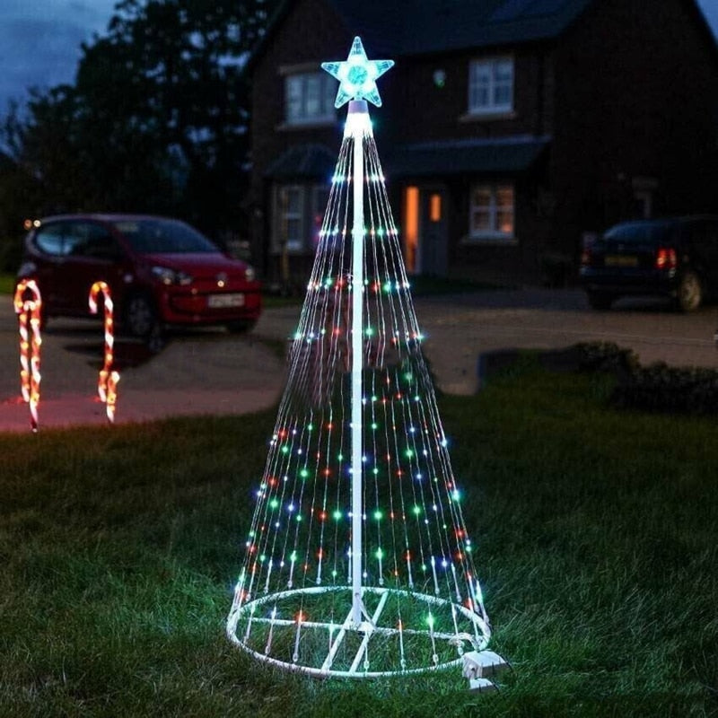 Light-show Christmas Tree LED Lights Garden Christmas Decorations