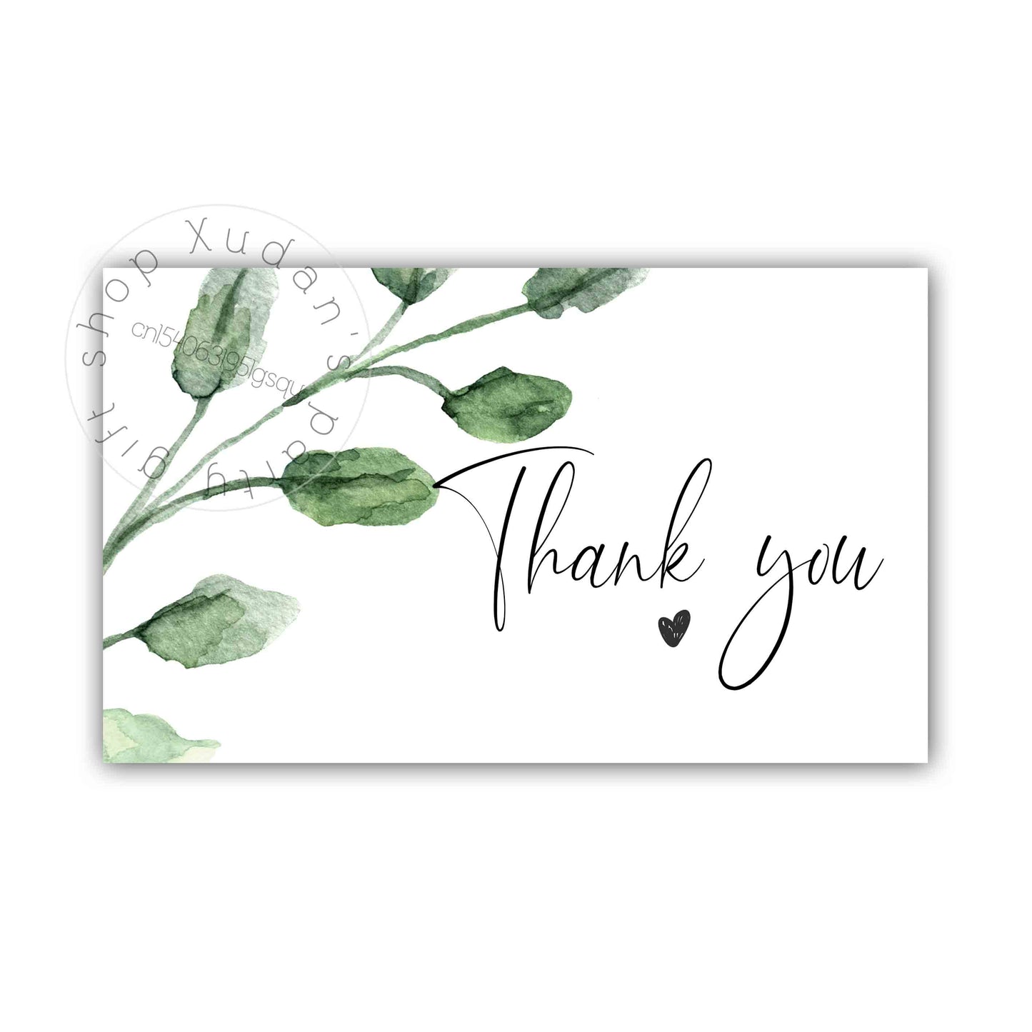 Pink Thank You Card For Supporting Business Package