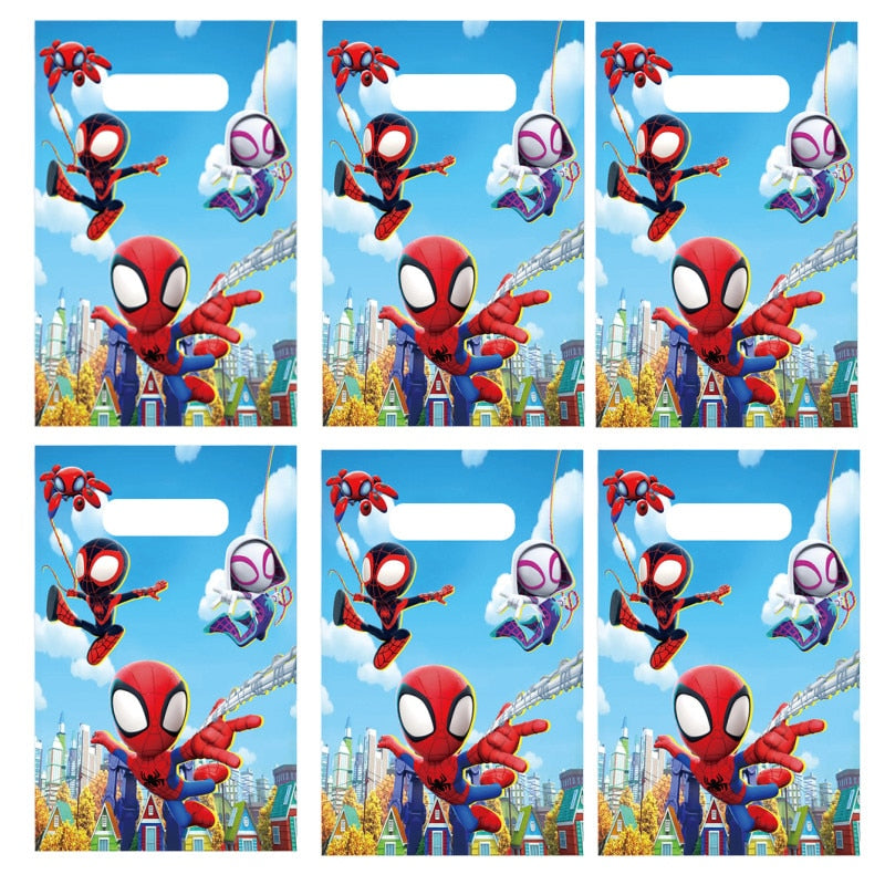 Spiderman Gift Bag Candy Loot Bag Cartoon
