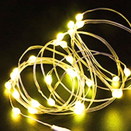 Copper Wire LED String Lights Holiday Lighting Fairy Garland for Christmas