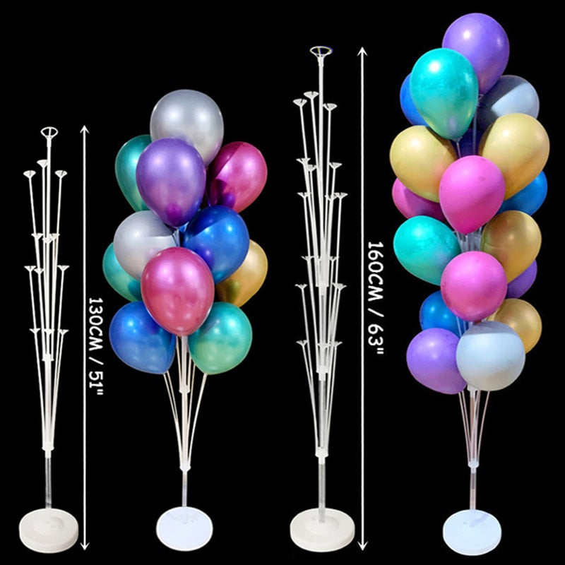 Happy Birthday Balloons Air Balls Stand Stick Balloon
