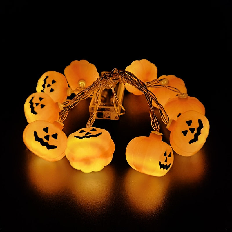 LED Halloween LED String Lights Portable Pumpkin