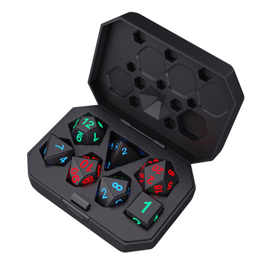 Electronic Dice USB Glow In The Dark Dices Polyhedral Dice